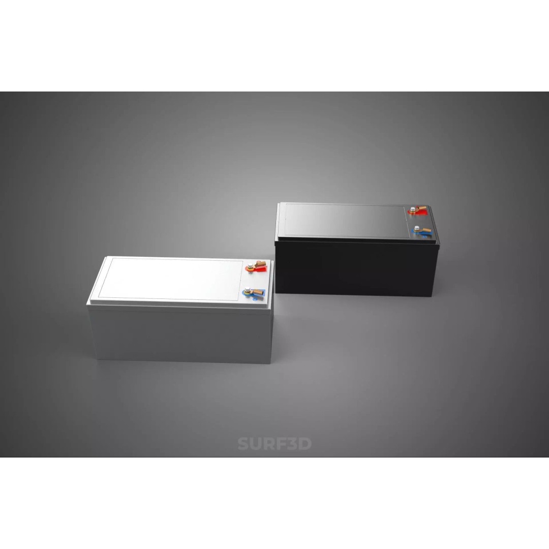 Battery DC Volt Power Supply 3D Model – PBR, Multiple Formats, Game Ready - View 10