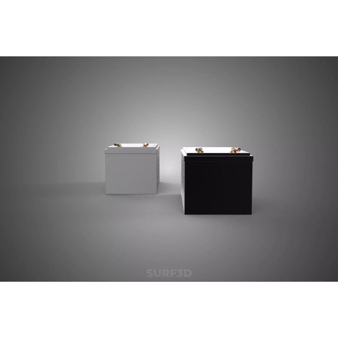 Battery DC Volt Power Supply 3D Model – PBR, Multiple Formats, Game Ready - View 12