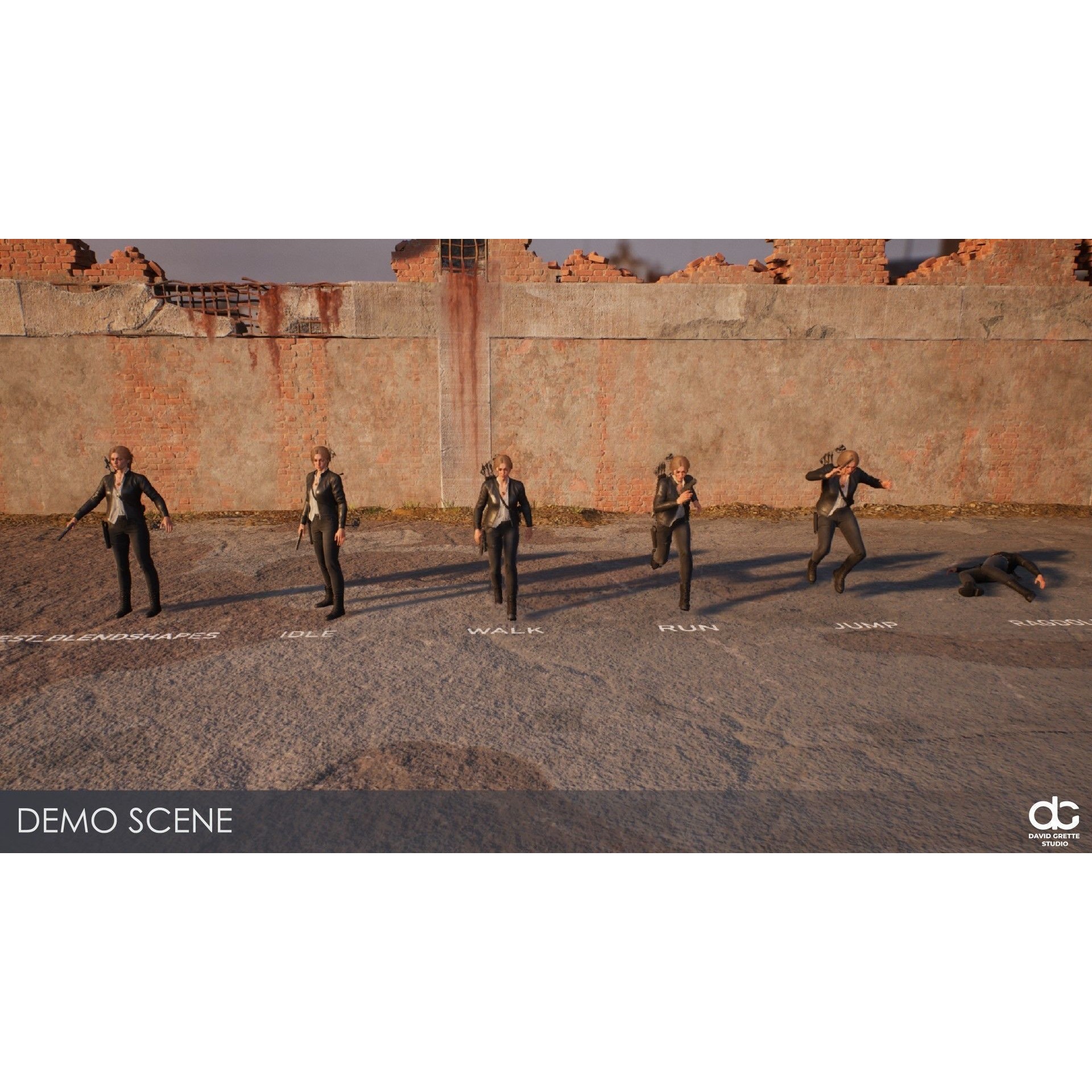 Victoria - Low-Poly Game-Ready 3D Model - View 22