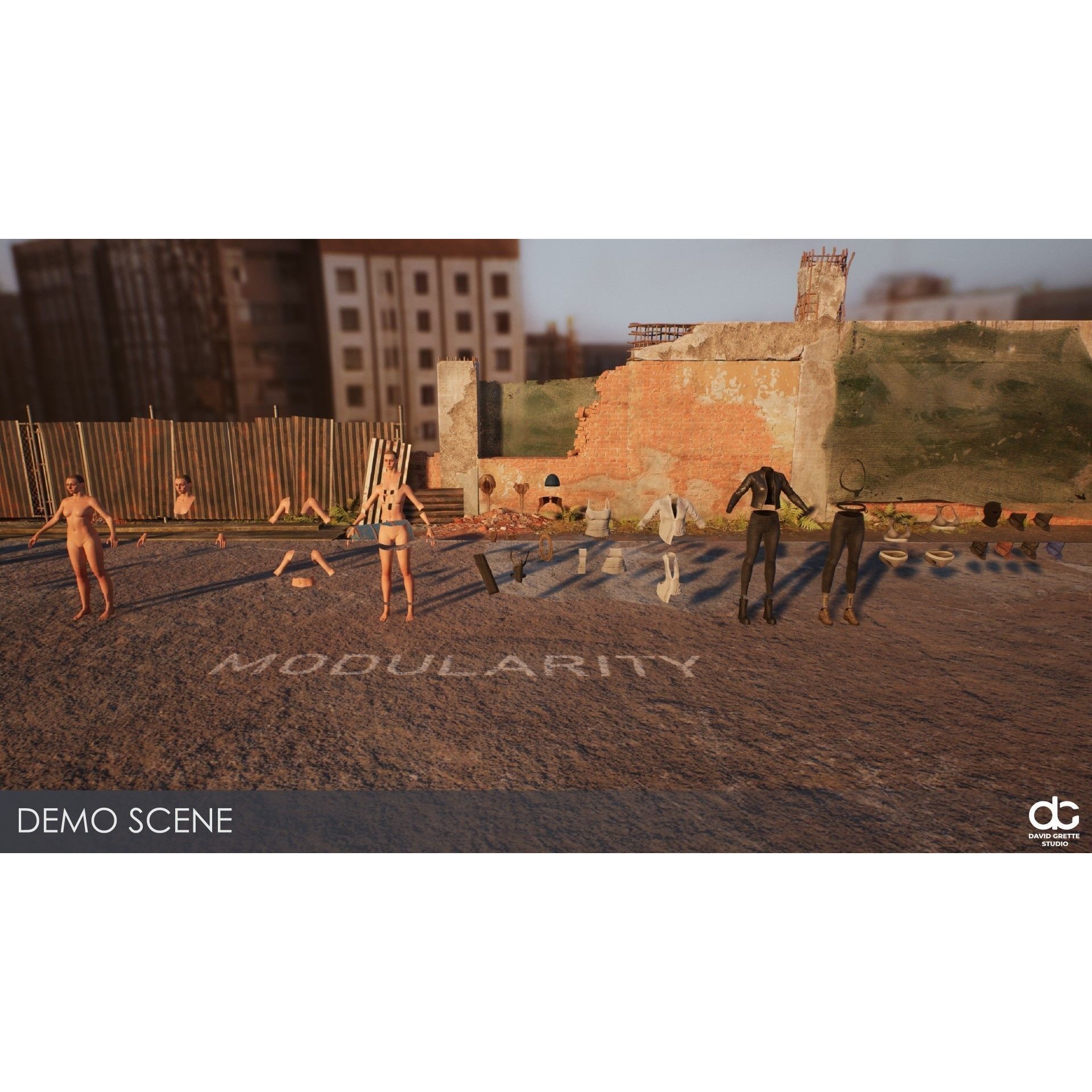 Victoria - Low-Poly Game-Ready 3D Model - View 25