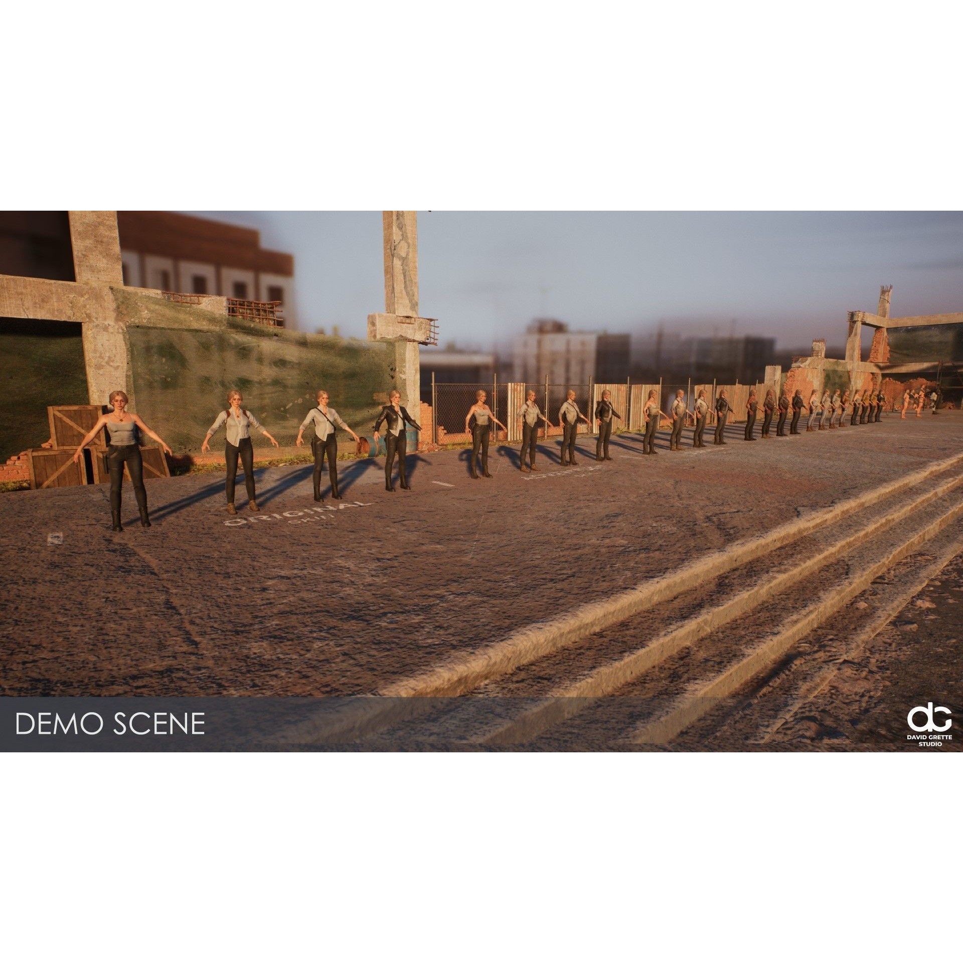 Victoria - Low-Poly Game-Ready 3D Model - View 26