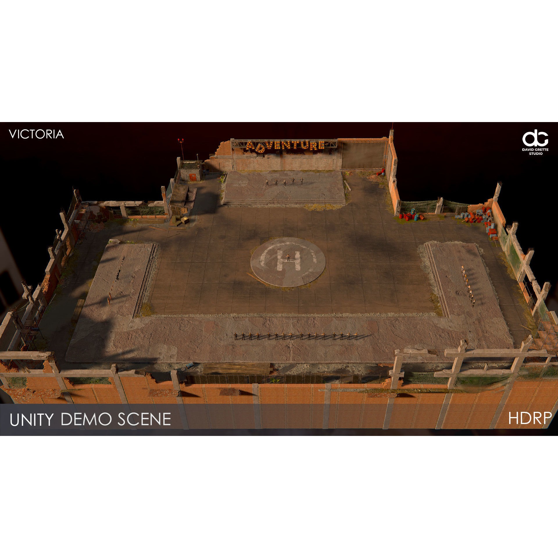 Victoria - Low-Poly Game-Ready 3D Model - View 34
