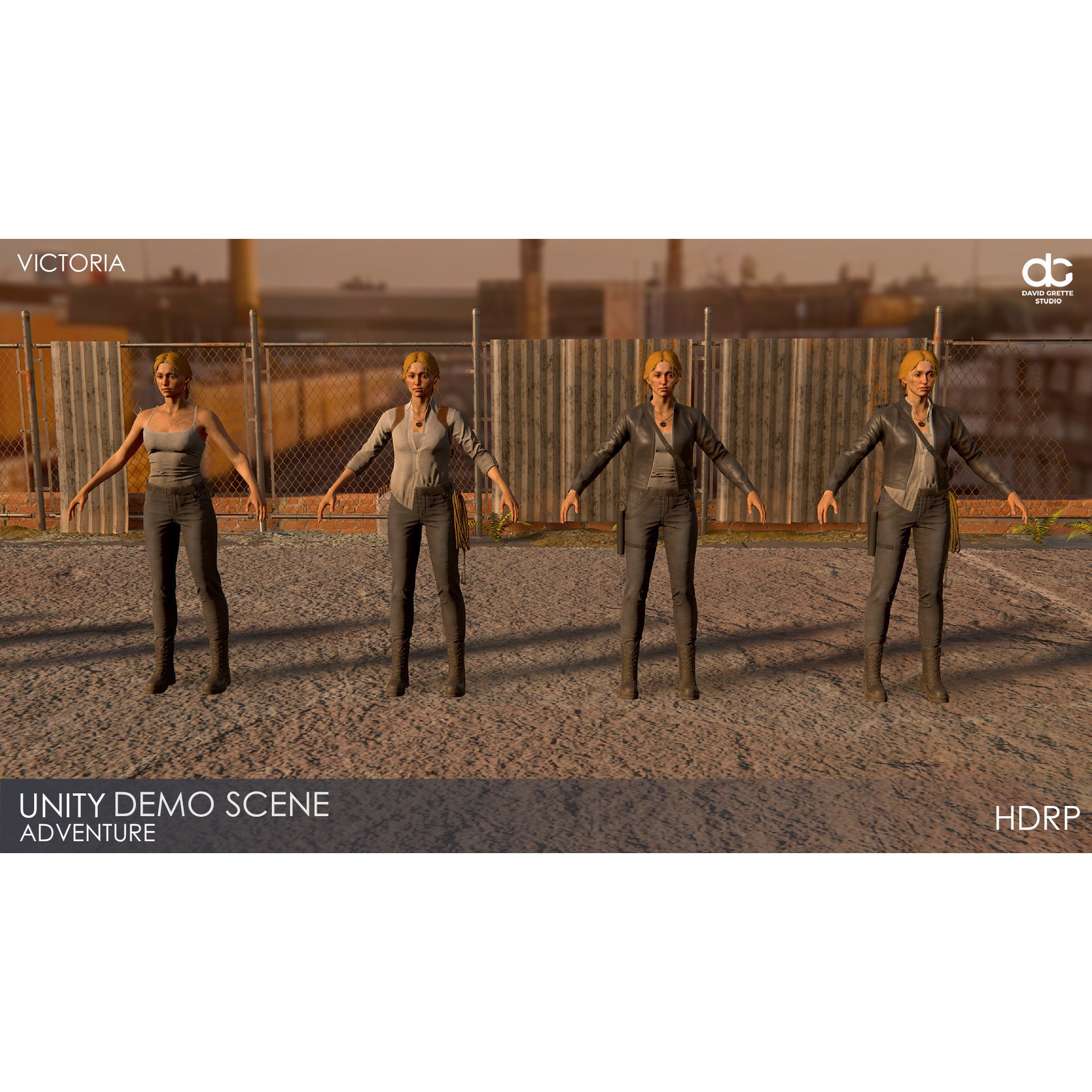 Victoria - Low-Poly Game-Ready 3D Model - View 38
