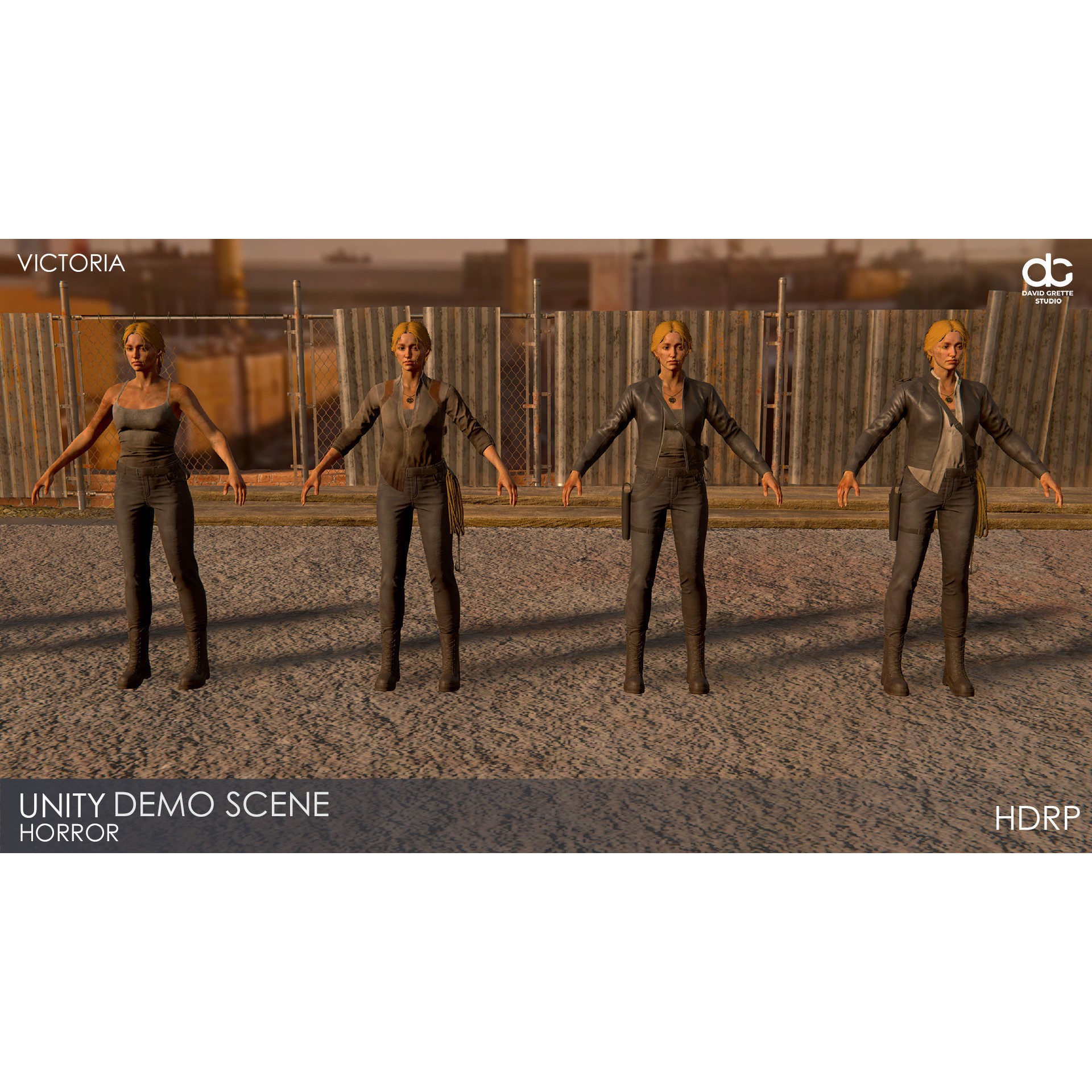 Victoria - Low-Poly Game-Ready 3D Model - View 40