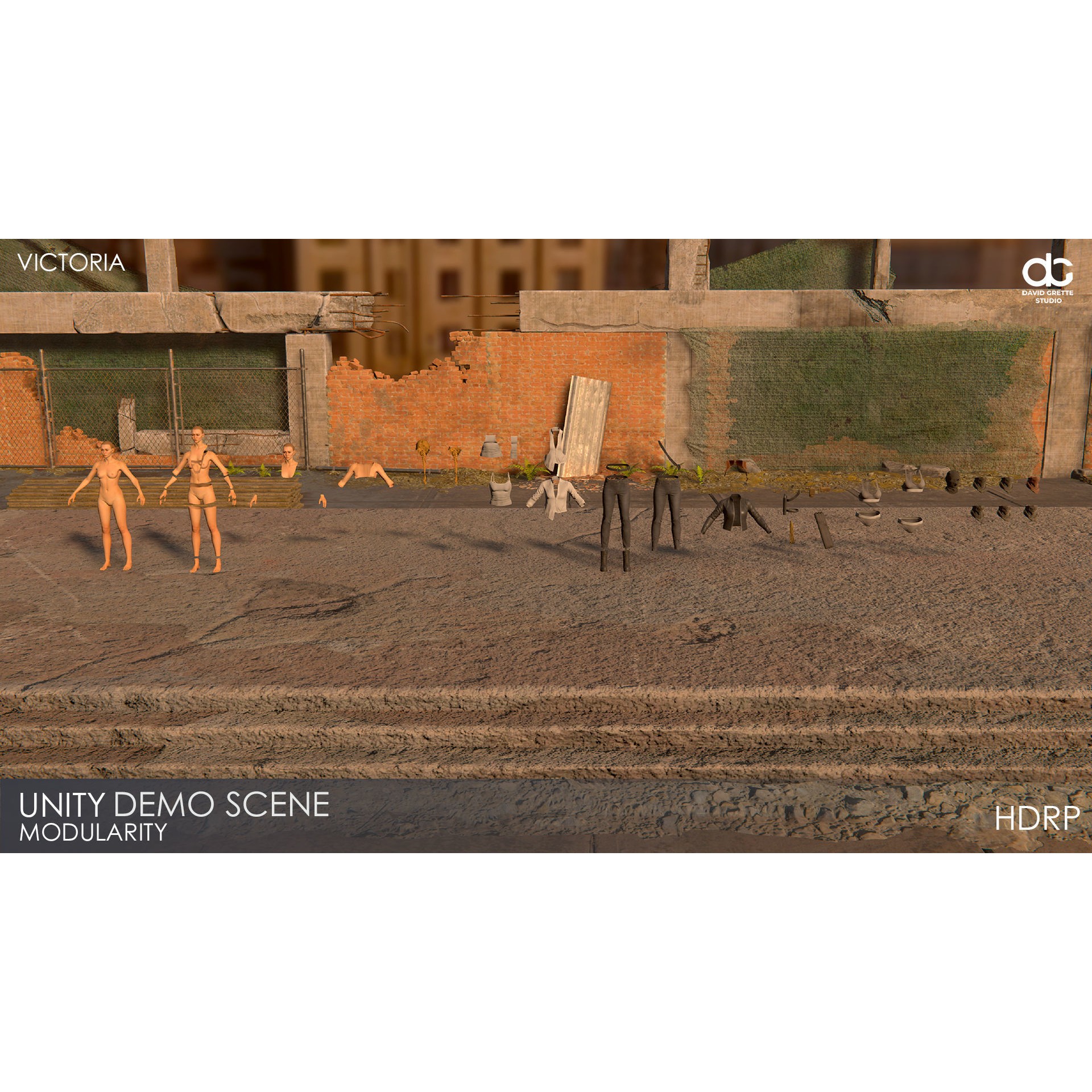 Victoria - Low-Poly Game-Ready 3D Model - View 42