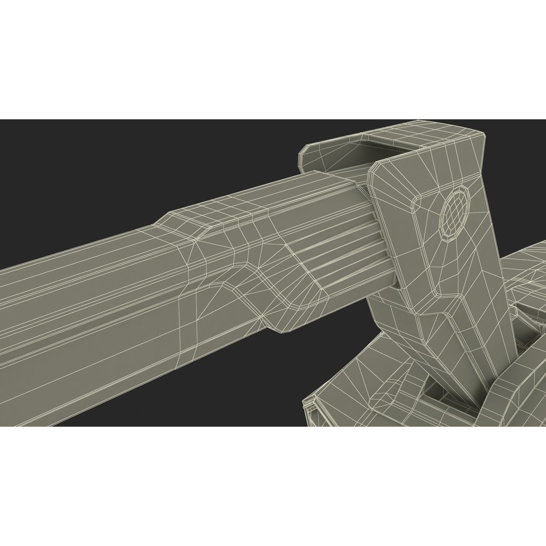 Excavator SciFi Concept 3D Model – Rigged Futuristic Vehicle, FBX - View 43