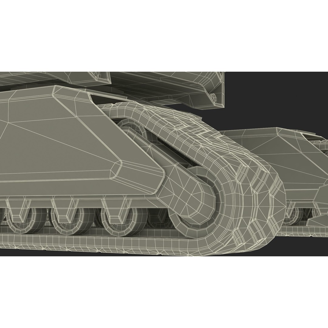 Excavator SciFi Concept 3D Model – Rigged Futuristic Vehicle, FBX - View 45