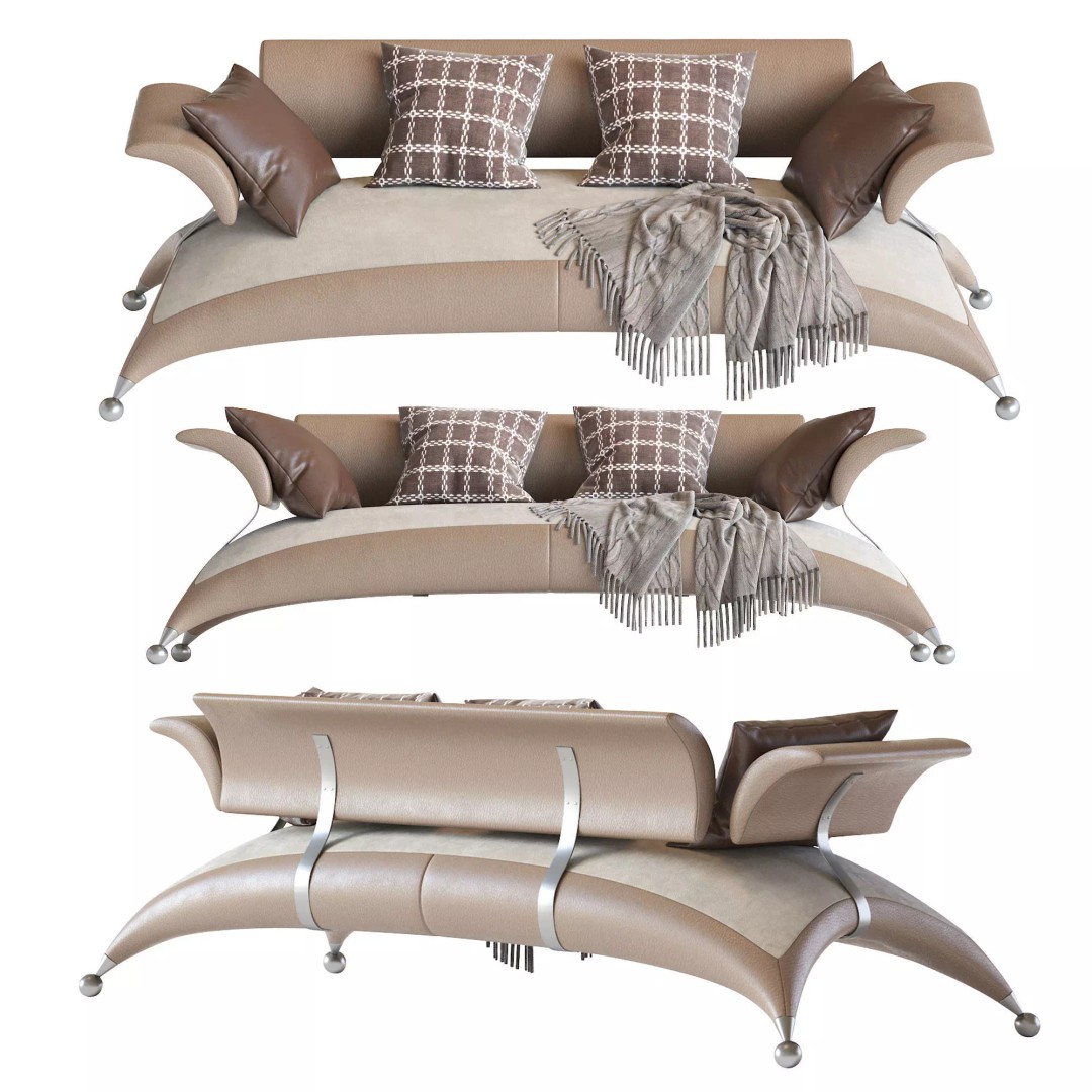 Desforma Safari 3D Model – Contemporary Sofa with PBR Textures, FBX