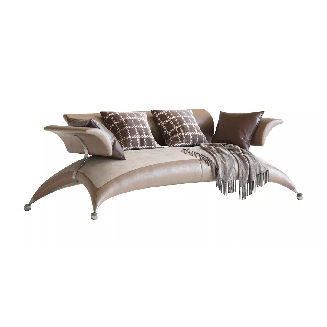 Desforma Safari 3D Model – Contemporary Sofa with PBR Textures, FBX - View 14