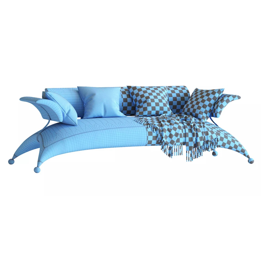 Desforma Safari 3D Model – Contemporary Sofa with PBR Textures, FBX - View 20