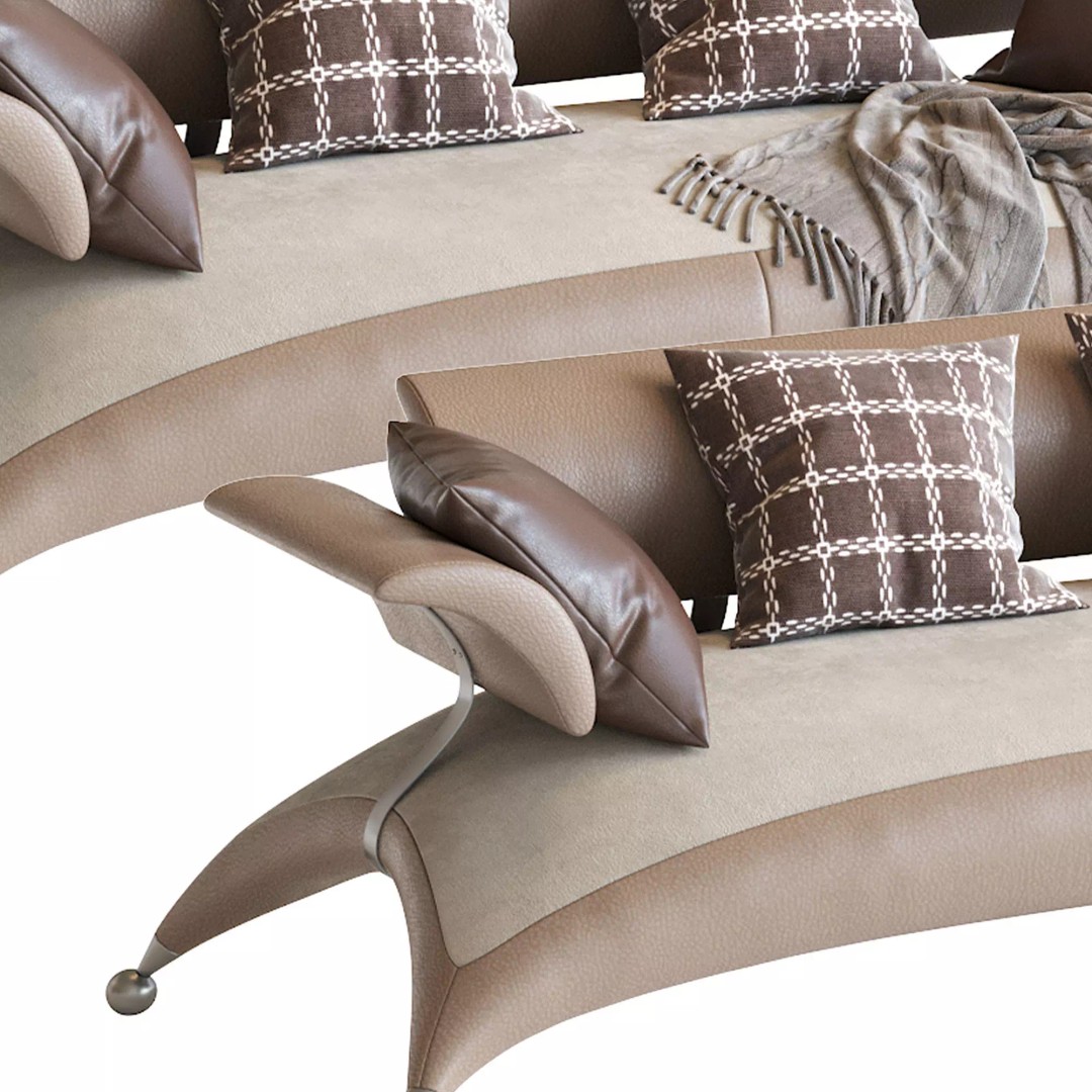 Desforma Safari 3D Model – Contemporary Sofa with PBR Textures, FBX - View 21