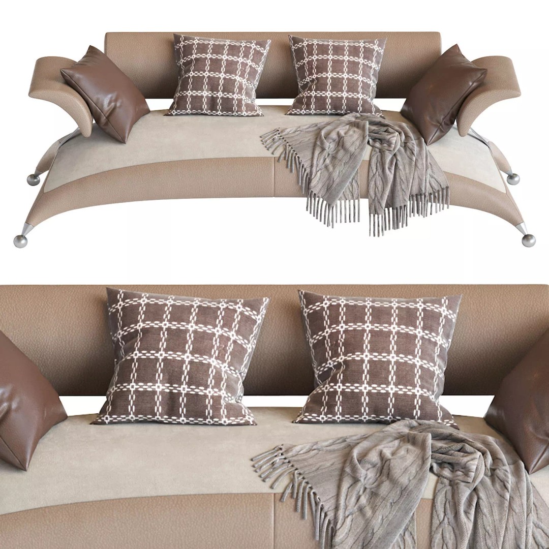 Desforma Safari 3D Model – Contemporary Sofa with PBR Textures, FBX - View 6