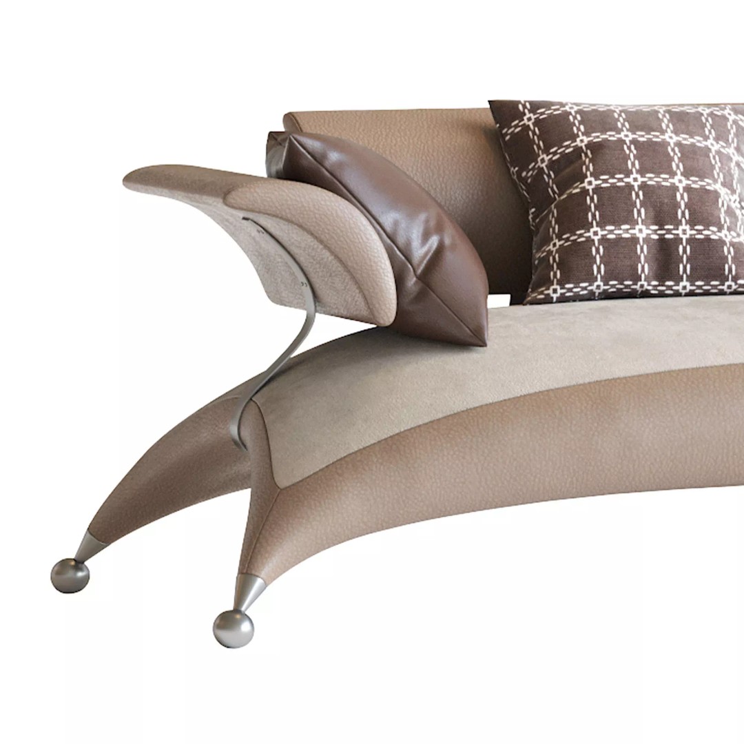 Desforma Safari 3D Model – Contemporary Sofa with PBR Textures, FBX - View 9