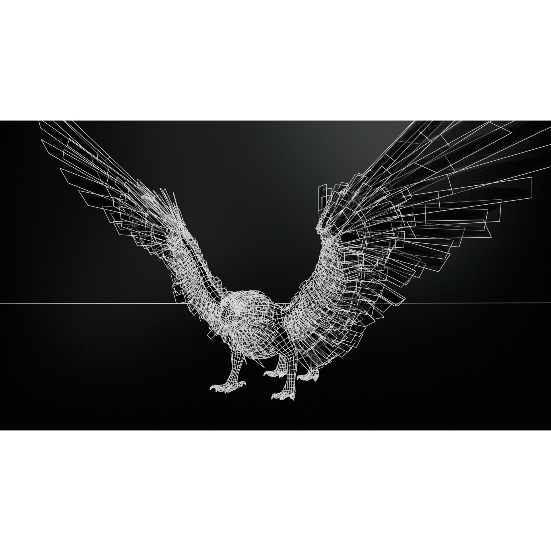 Griffon - Low-Poly Game-Ready 3D Model - View 11