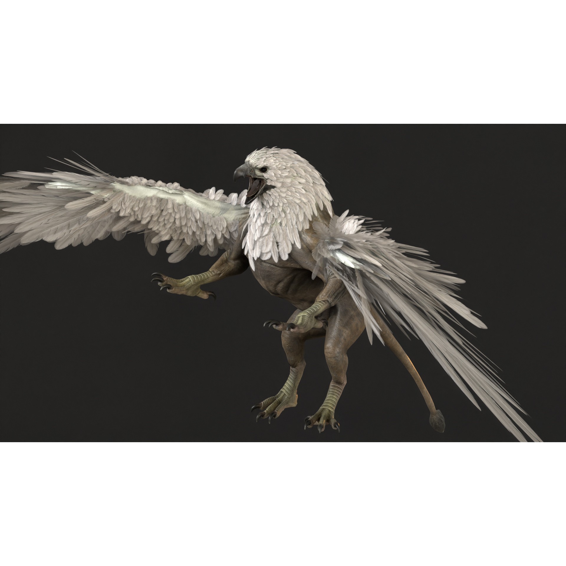 Griffon - Low-Poly Game-Ready 3D Model - View 21