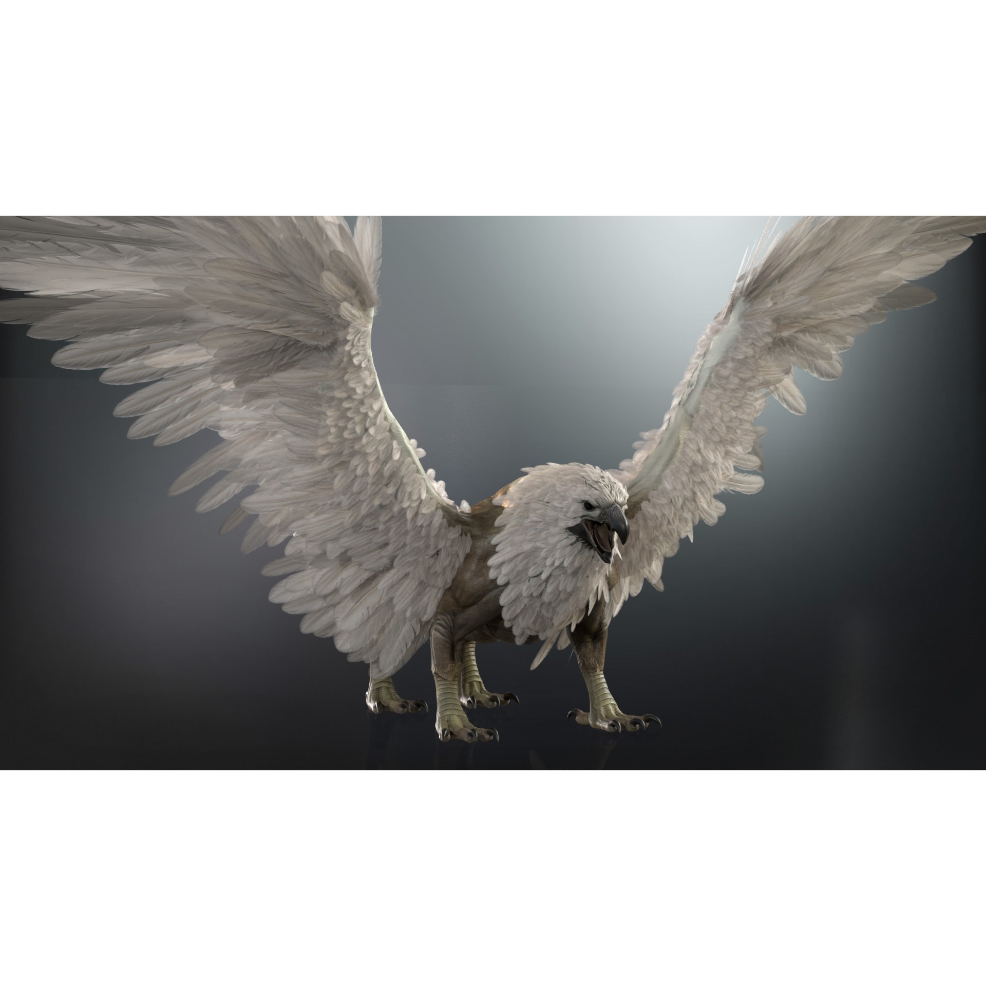 Griffon - Low-Poly Game-Ready 3D Model - View 24