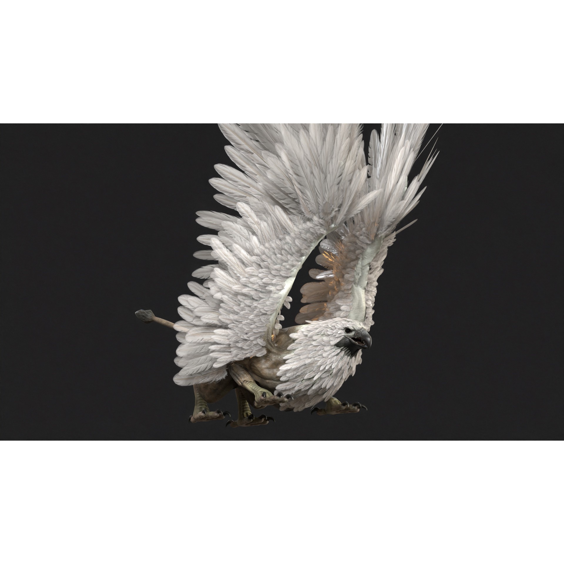 Griffon - Low-Poly Game-Ready 3D Model - View 26