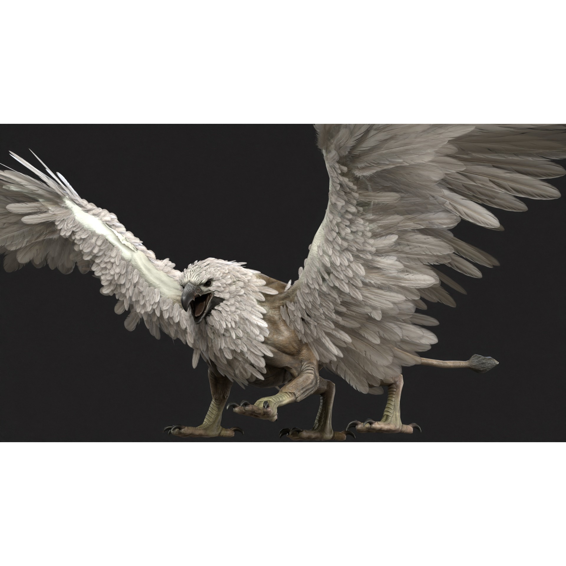 Griffon - Low-Poly Game-Ready 3D Model - View 27