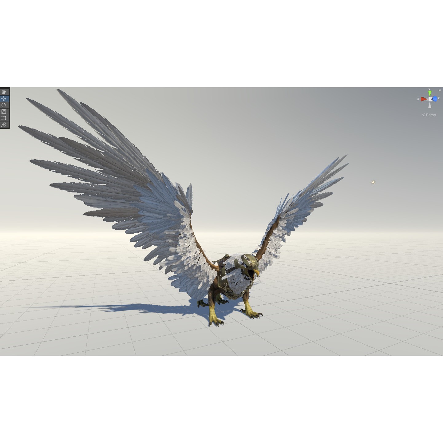 Griffon - Low-Poly Game-Ready 3D Model - View 31