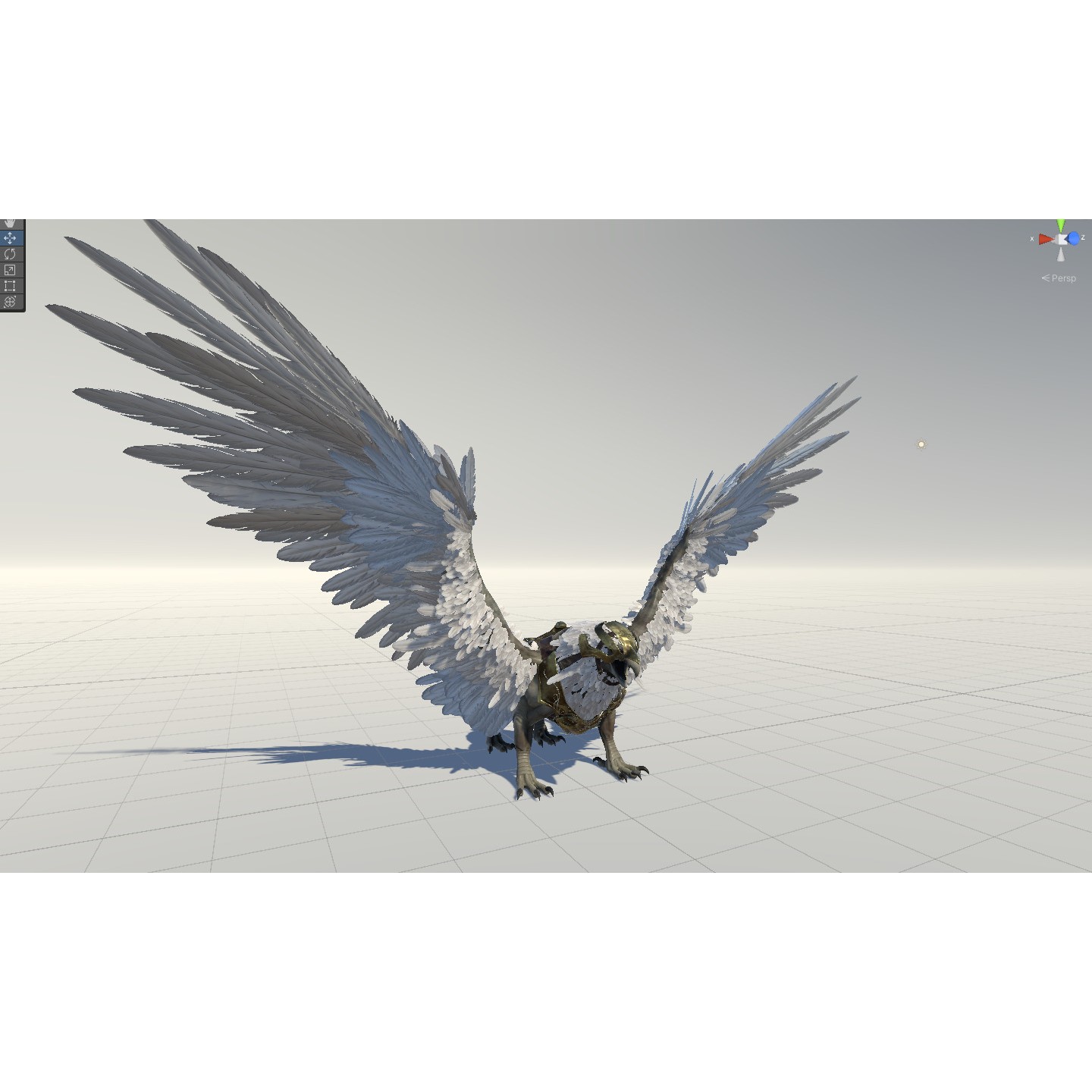 Griffon - Low-Poly Game-Ready 3D Model - View 32