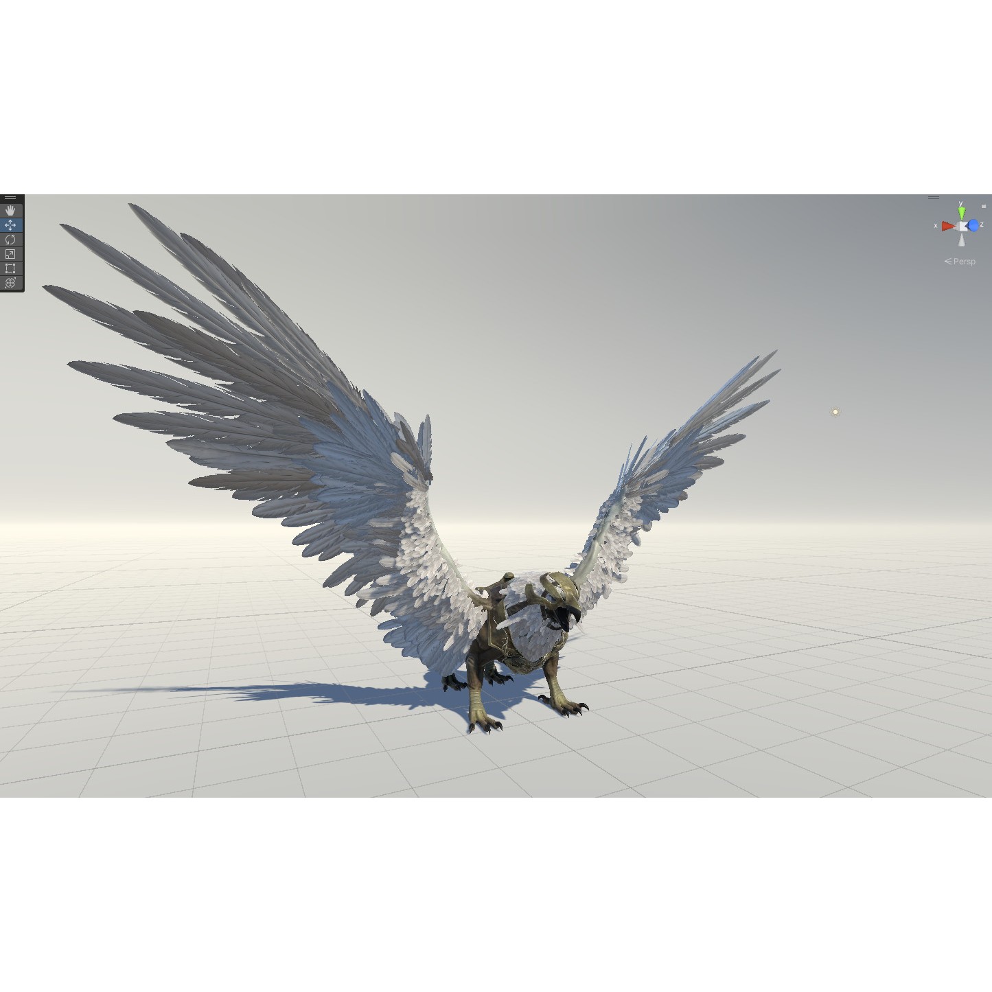 Griffon - Low-Poly Game-Ready 3D Model - View 33