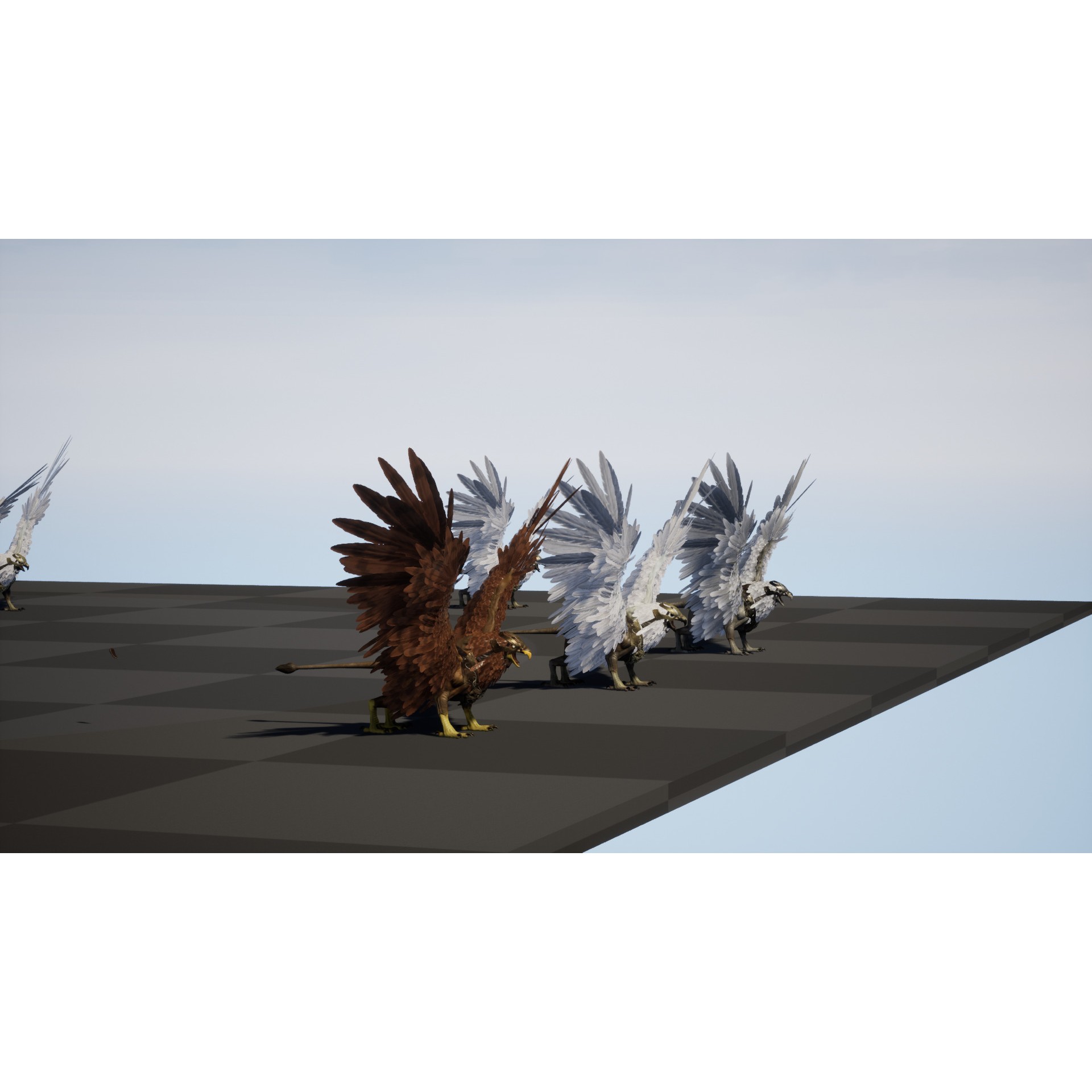 Griffon - Low-Poly Game-Ready 3D Model - View 35
