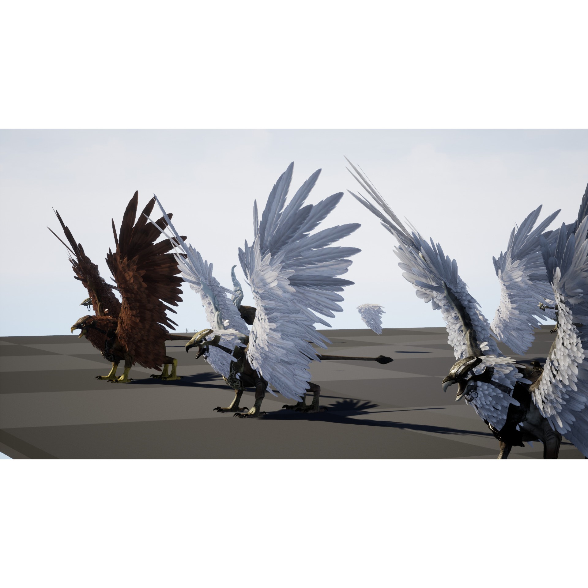 Griffon - Low-Poly Game-Ready 3D Model - View 38