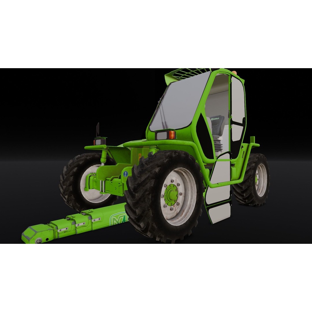 Loader Machine 3D Model – Low Poly PBR Asset for Games and Simulations - View 17