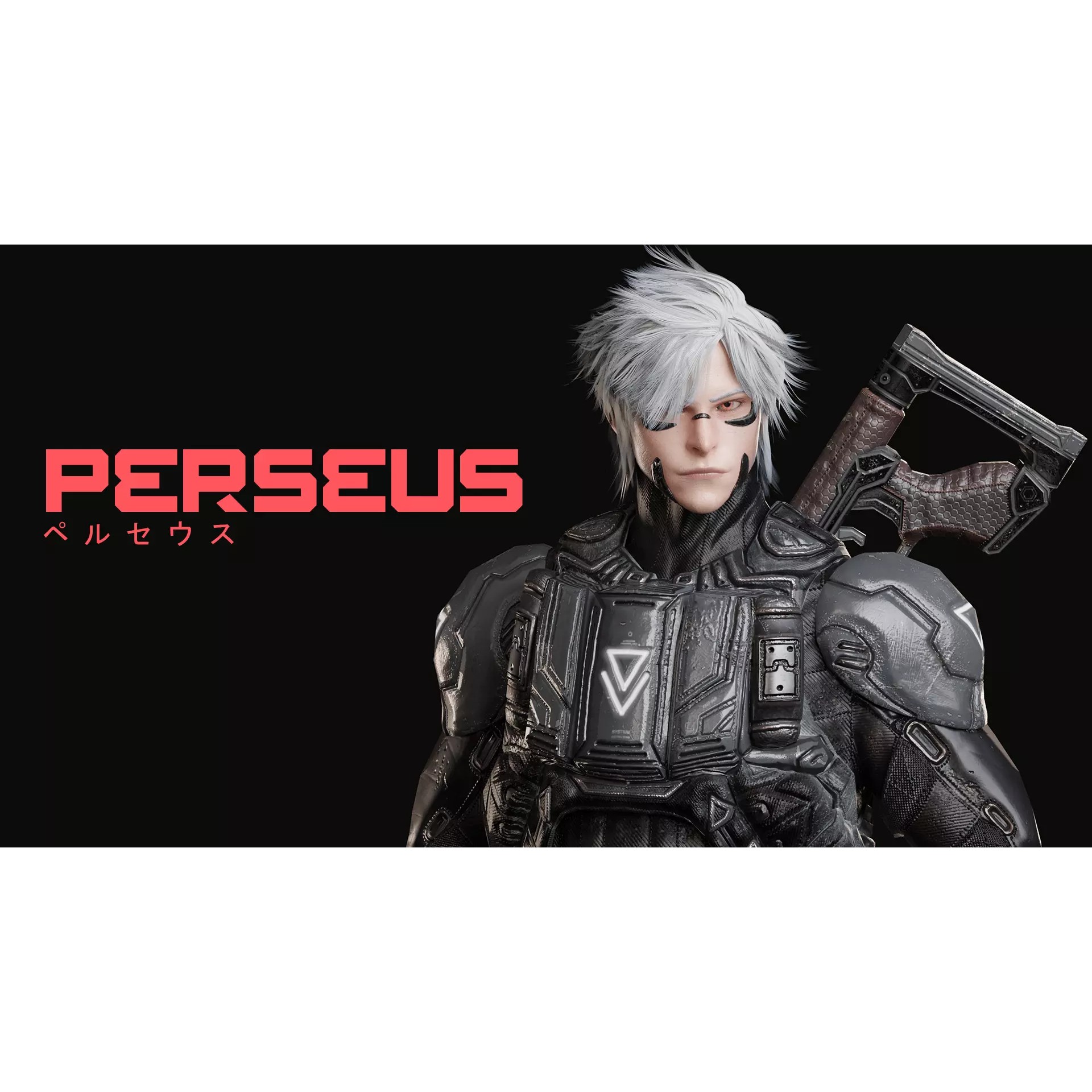 Perseus - Low-Poly Game-Ready 3D Model - View 2