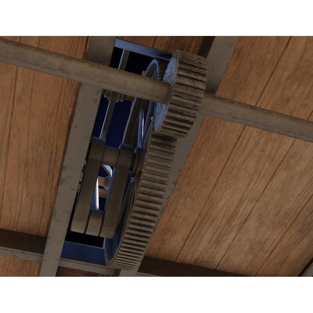 Old Wooden Handcar 3D Model – Low Poly Game Asset, FBX, PBR Textures - View 9