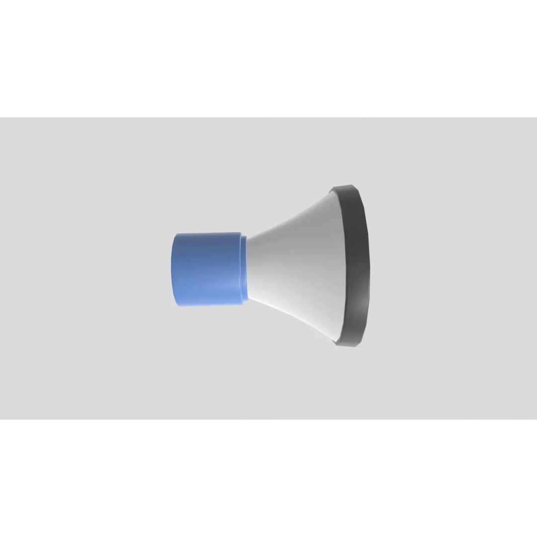 Stylized Megaphone 3D Model – Low Poly Game Asset, FBX, PBR Textures - View 18