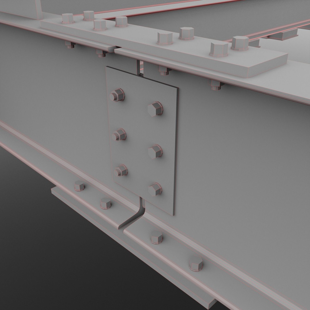 Industrial Metal Building 3D Model – High Poly Game Asset, FBX, OBJ - View 11