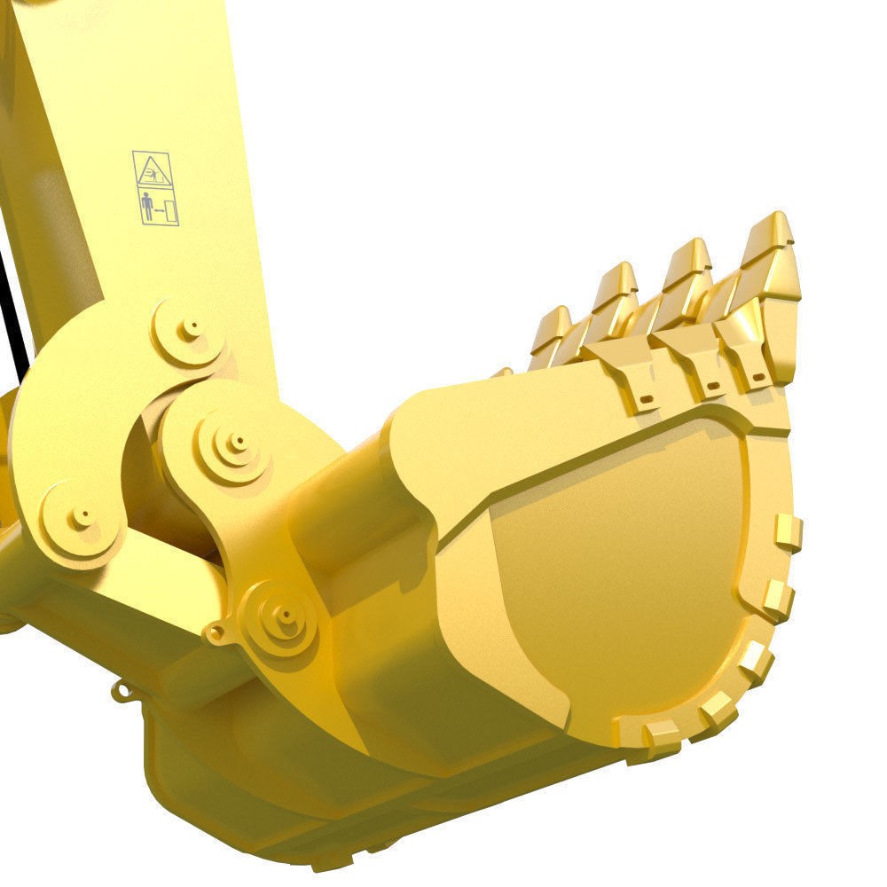 Komatsu PC8000 3D Model – High Poly Backhoe with PBR Textures