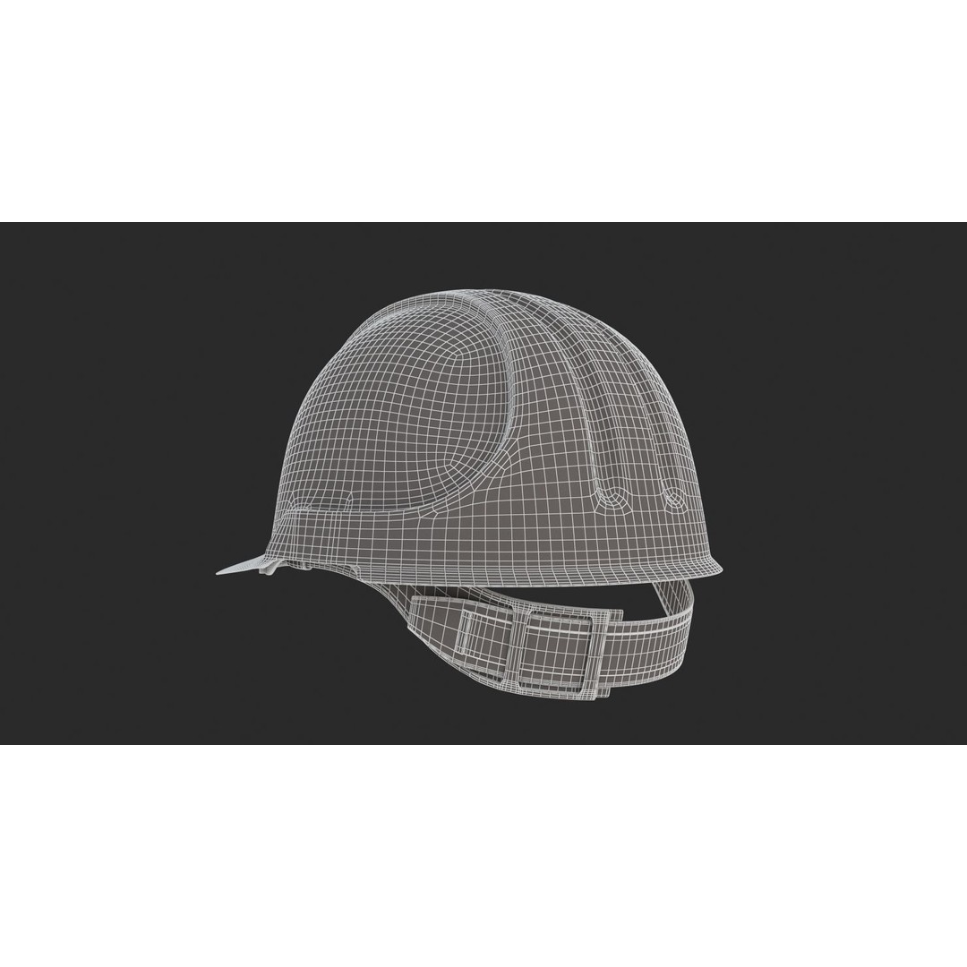 Hard Hat 3D Model – High Quality PBR Textured Asset, FBX & OBJ