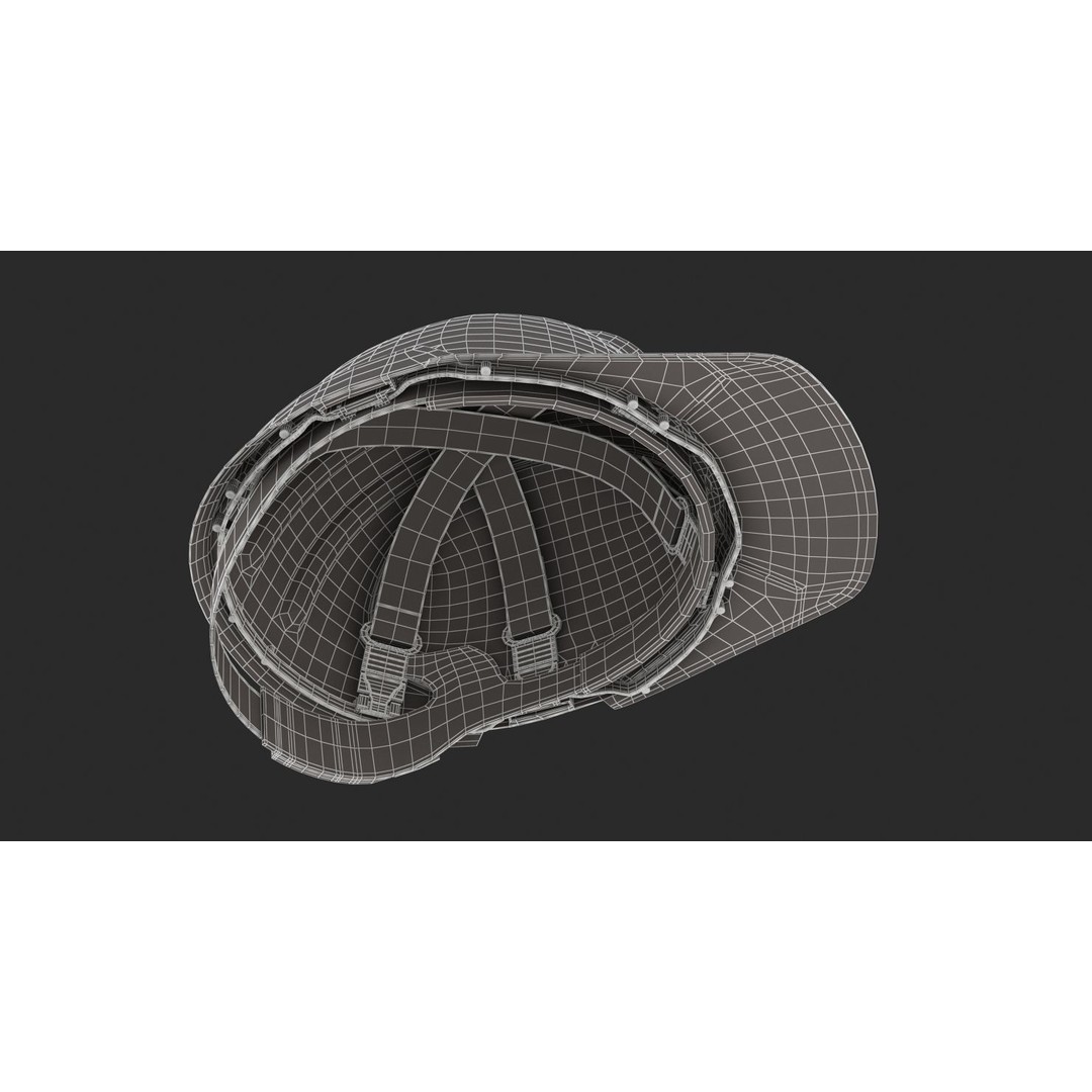 Hard Hat 3D Model – High Quality PBR Textured Asset, FBX & OBJ - View 11