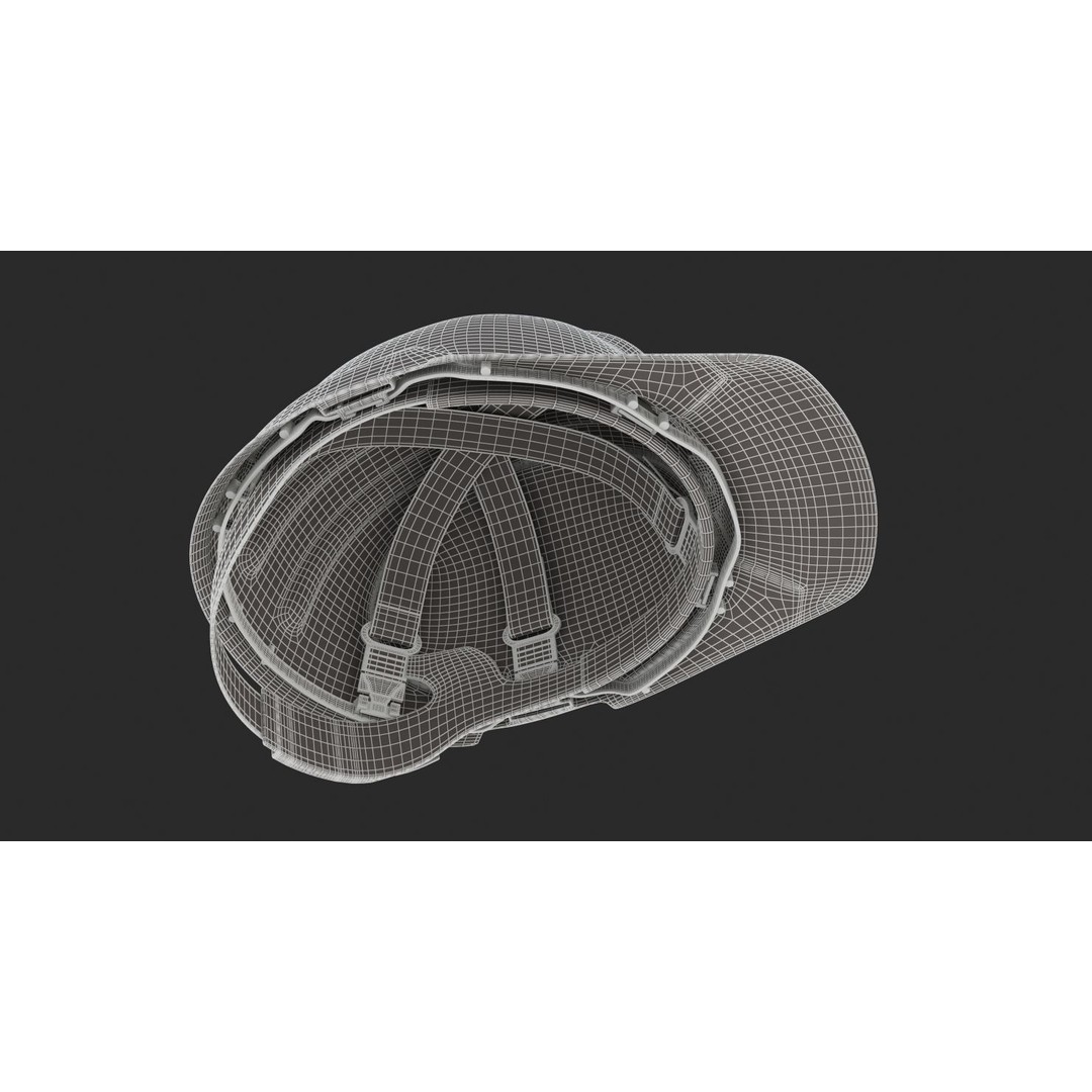 Hard Hat 3D Model – High Quality PBR Textured Asset, FBX & OBJ - View 12