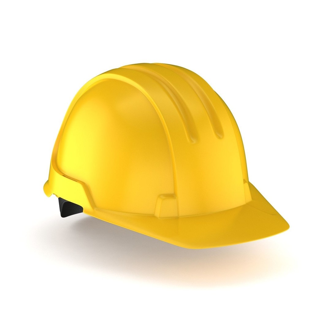 Hard Hat 3D Model – High Quality PBR Textured Asset, FBX & OBJ - View 4