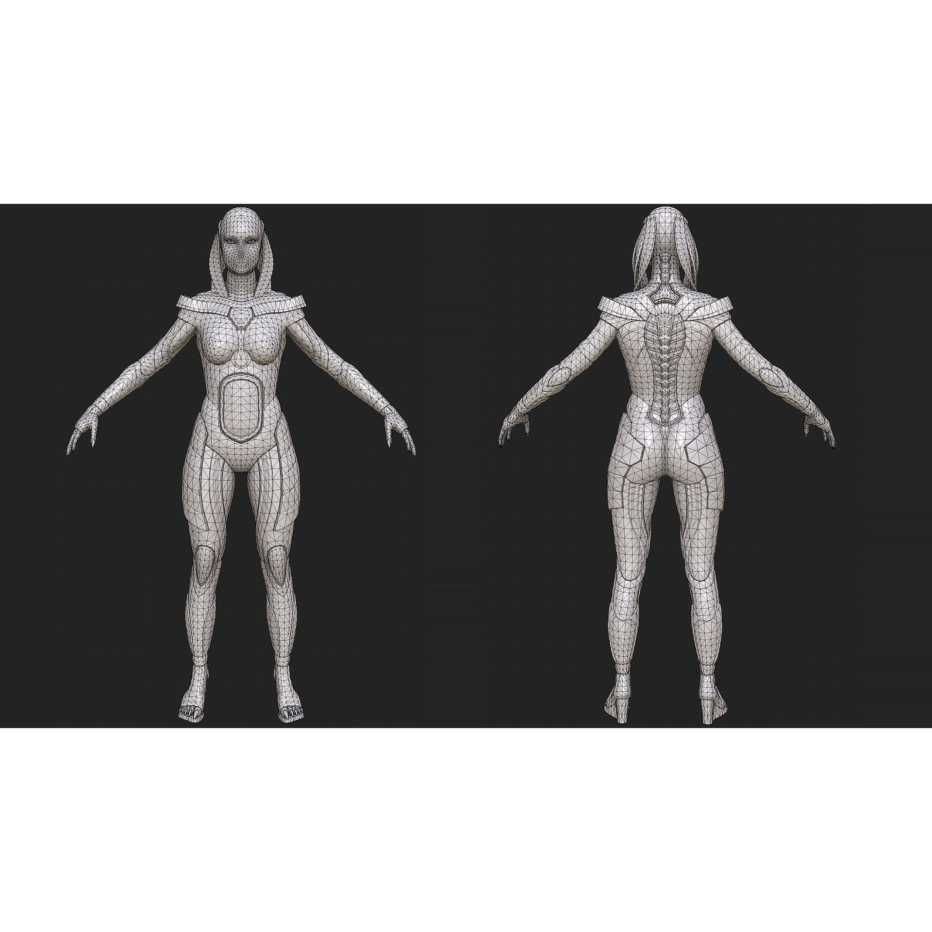 Robot 7 - Low-Poly Game-Ready 3D Model