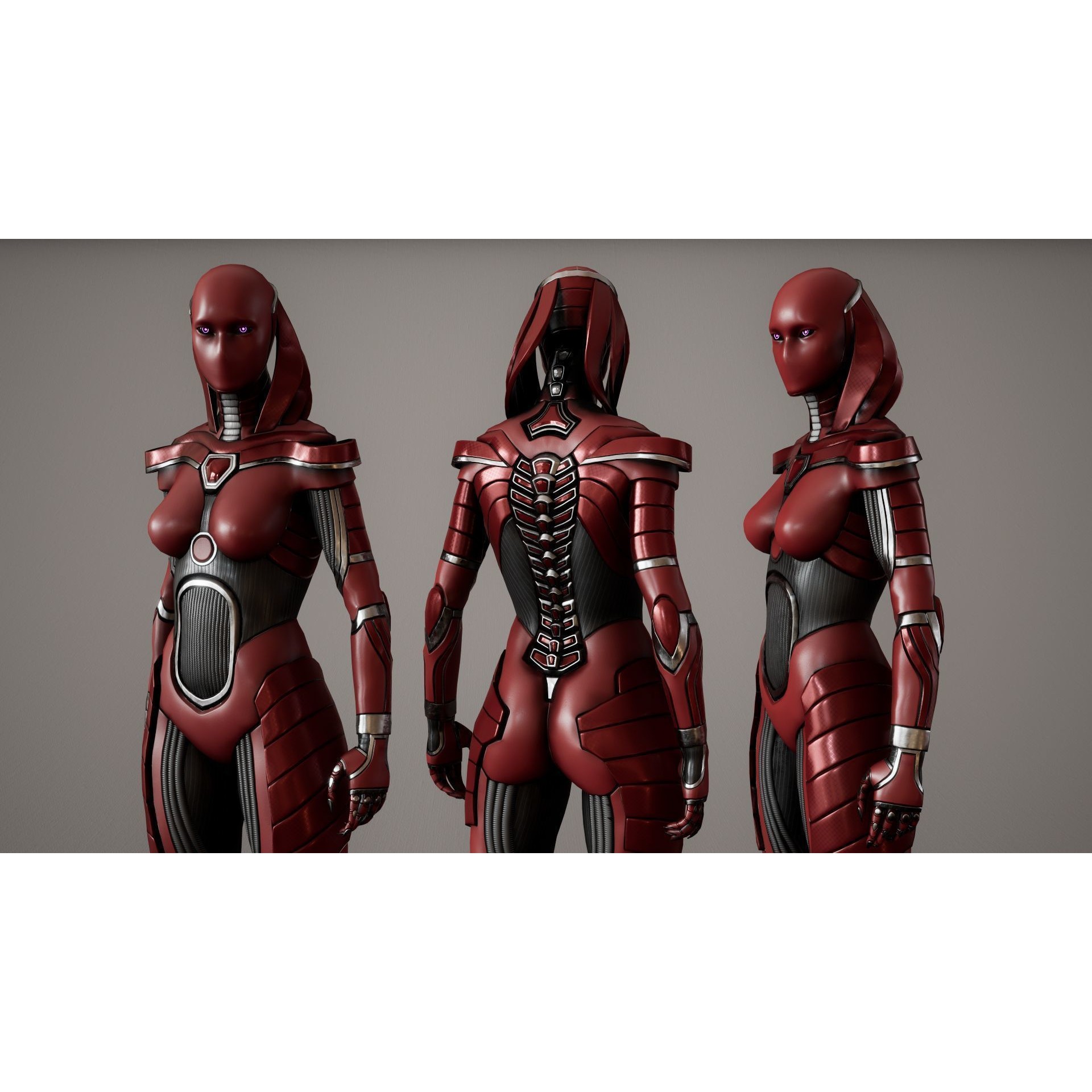 Robot 7 - Low-Poly Game-Ready 3D Model - View 13