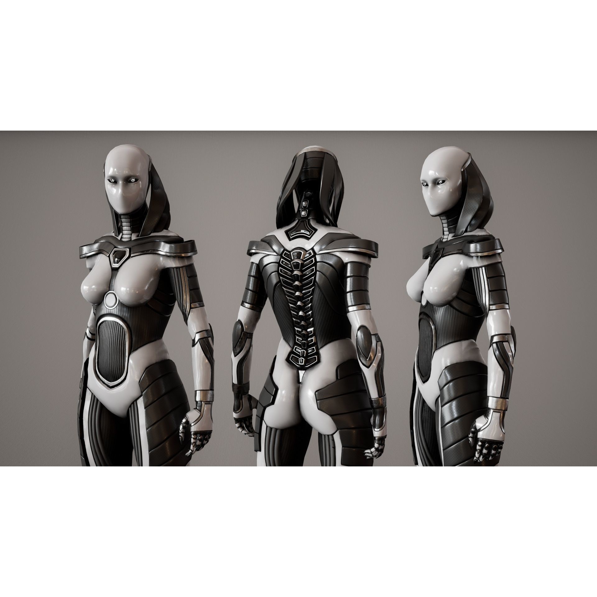 Robot 7 - Low-Poly Game-Ready 3D Model - View 14