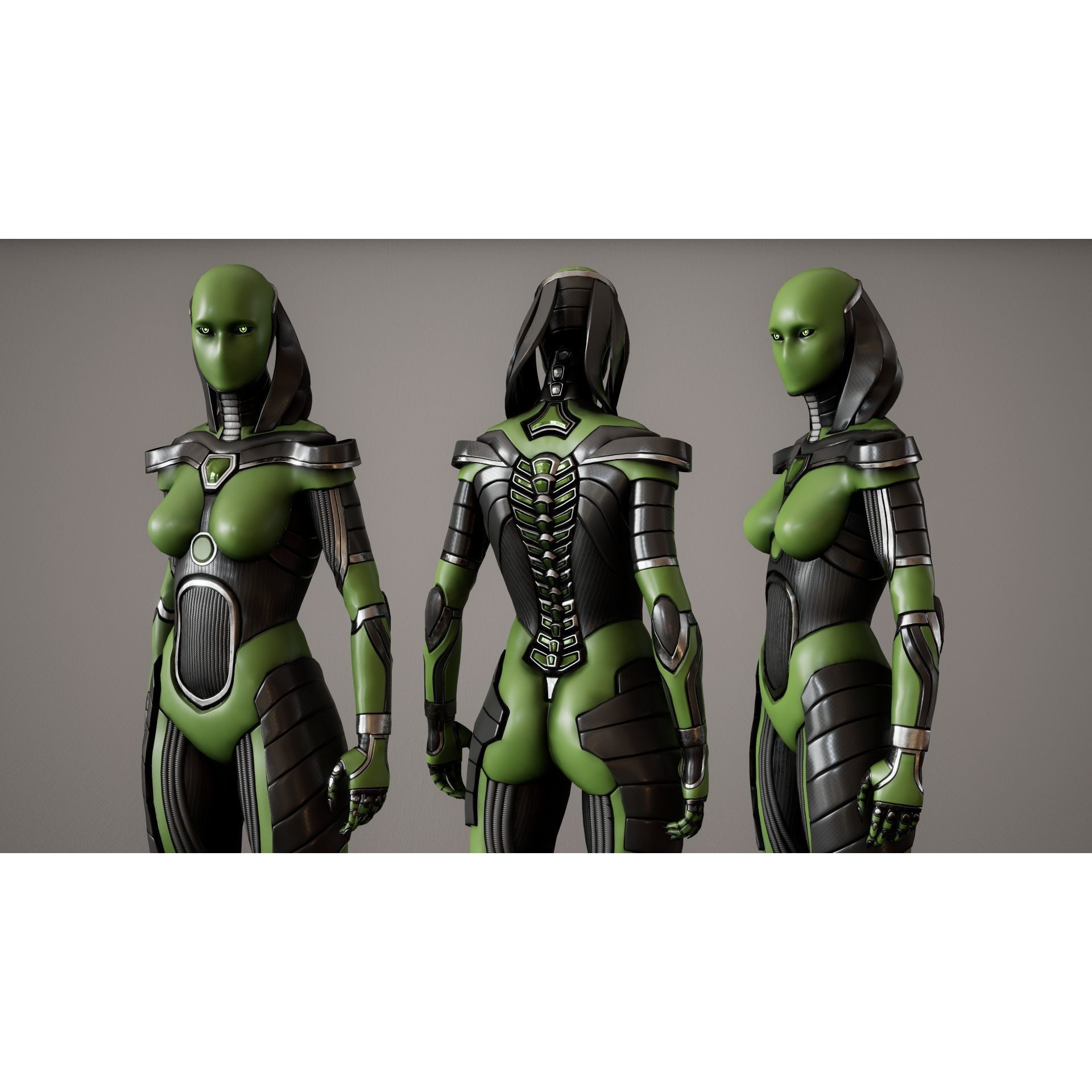 Robot 7 - Low-Poly Game-Ready 3D Model - View 16