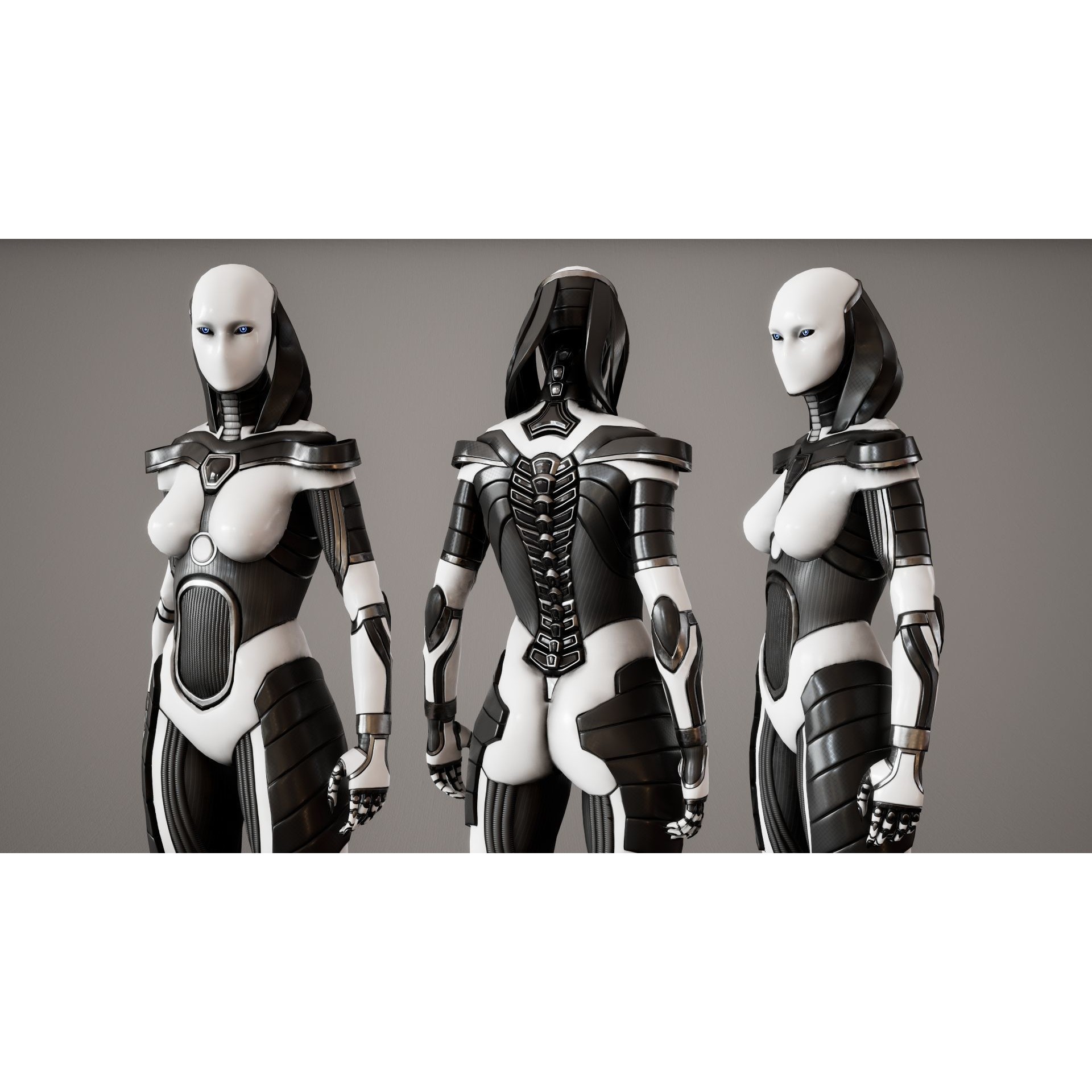 Robot 7 - Low-Poly Game-Ready 3D Model - View 4