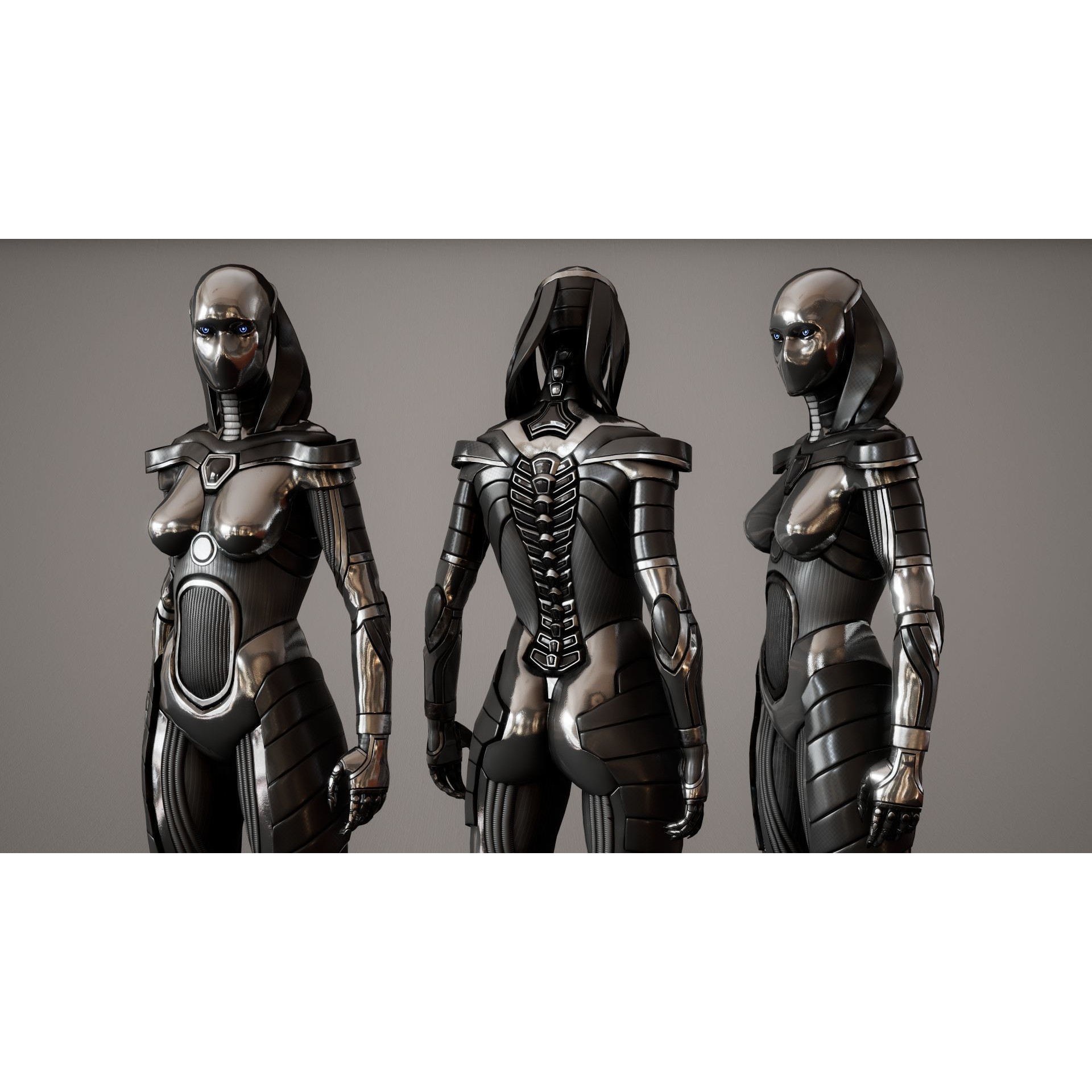 Robot 7 - Low-Poly Game-Ready 3D Model - View 6