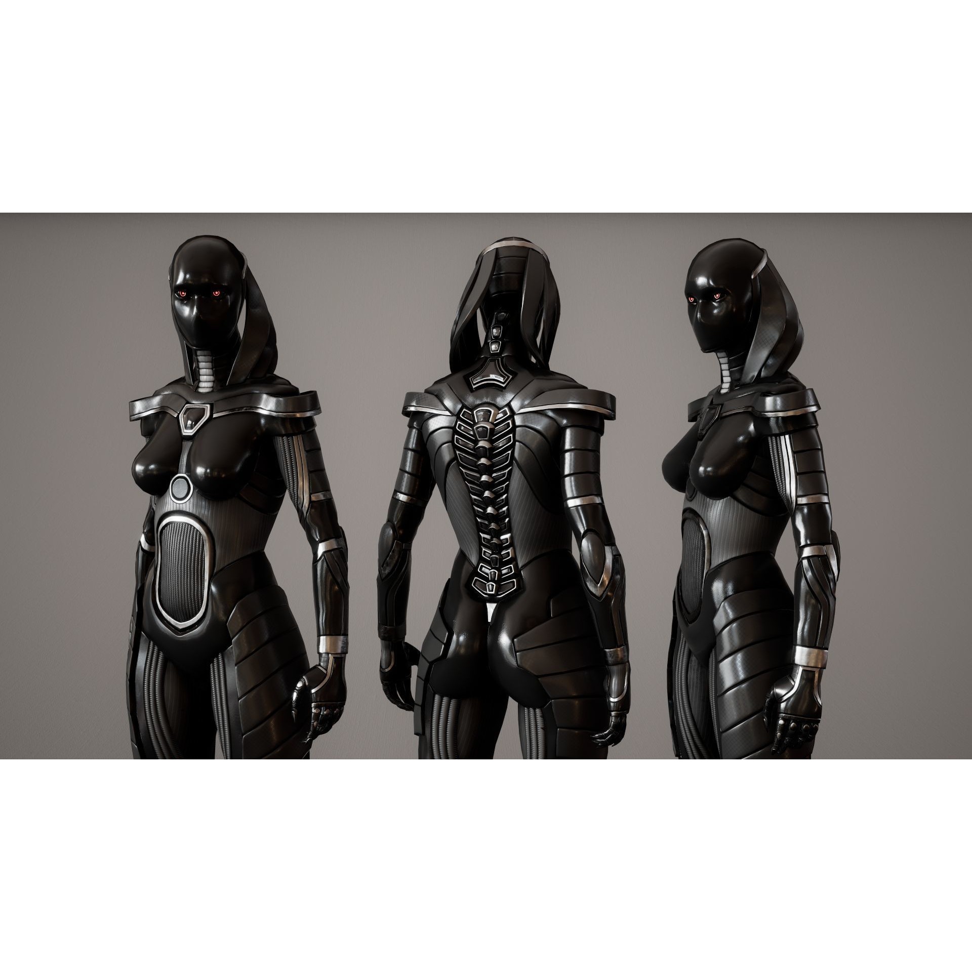 Robot 7 - Low-Poly Game-Ready 3D Model - View 8