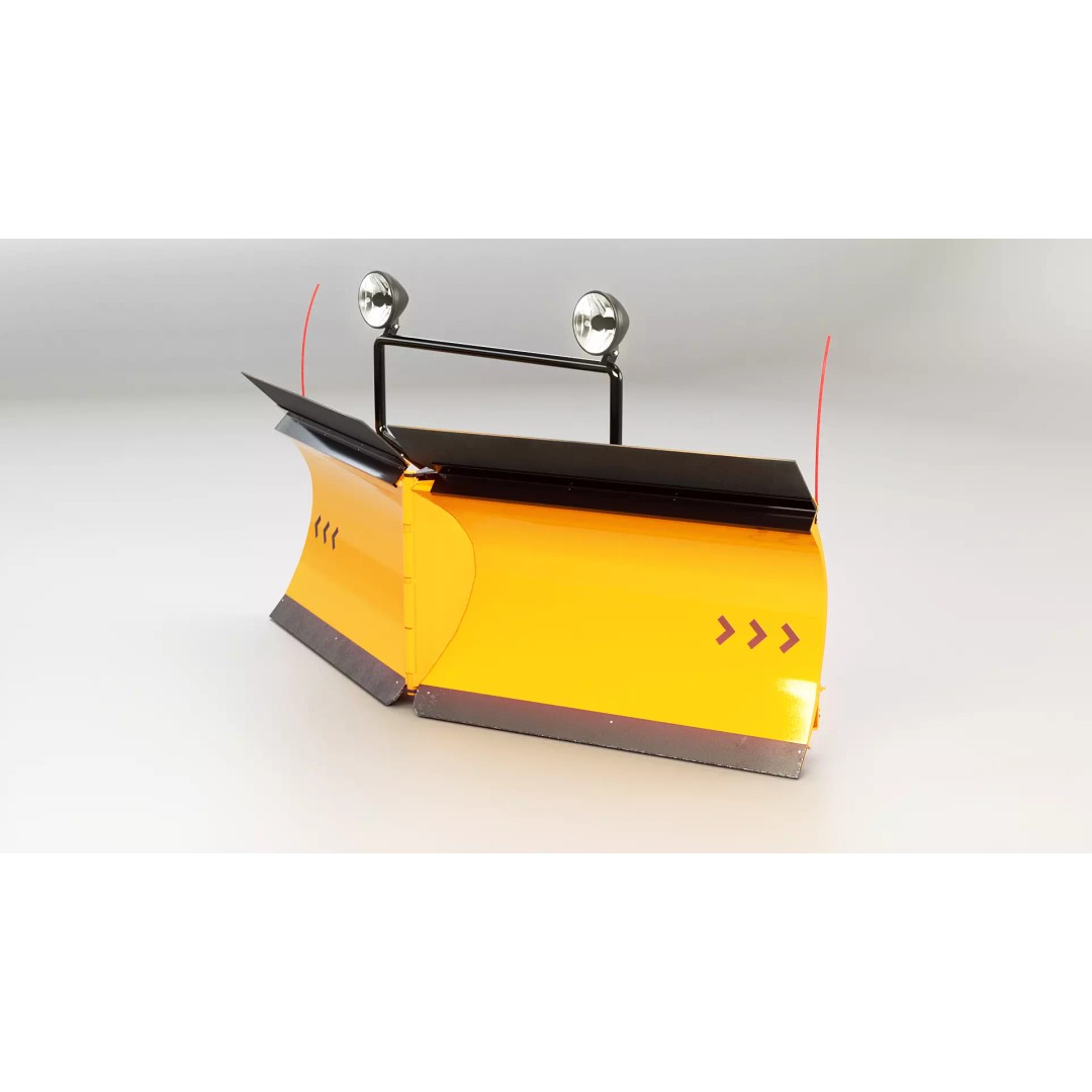 Snowplow V Blade 3D Model – Low Poly PBR Asset, FBX - View 2