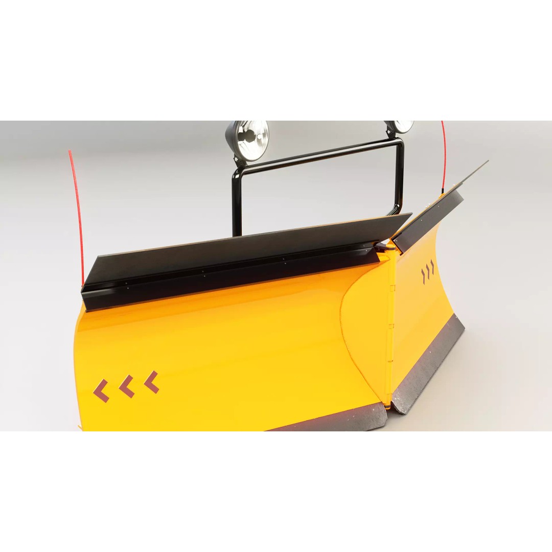Snowplow V Blade 3D Model – Low Poly PBR Asset, FBX - View 8