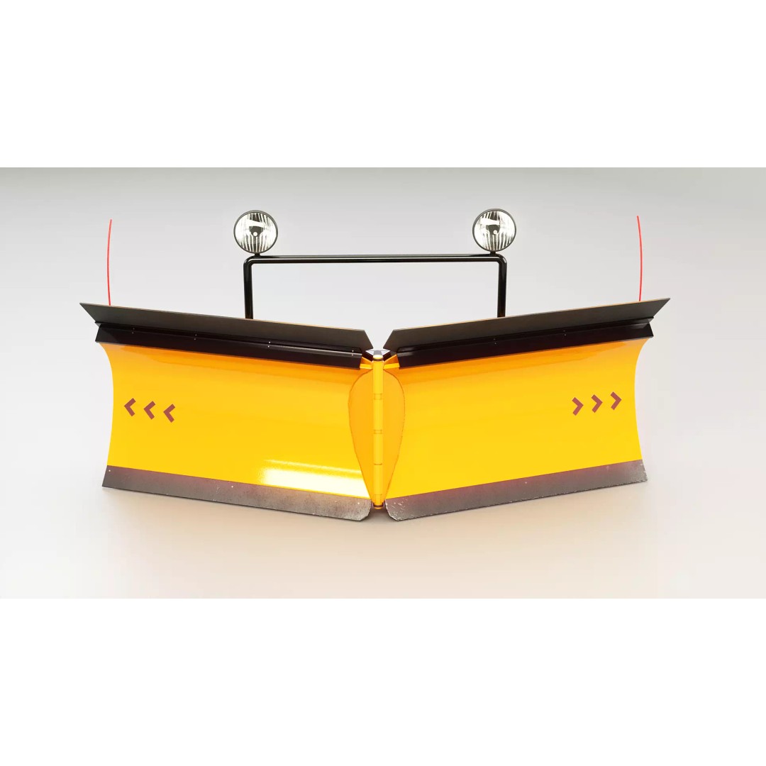 Snowplow V Blade 3D Model – Low Poly PBR Asset, FBX - View 9