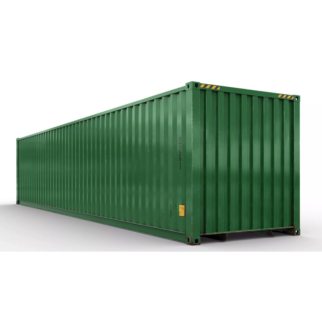 Shipping Container 3D Model – High Poly PBR Asset, FBX, OBJ - View 11