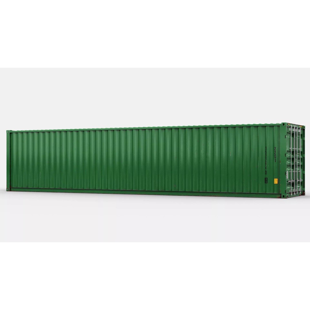 Shipping Container 3D Model – High Poly PBR Asset, FBX, OBJ - View 13