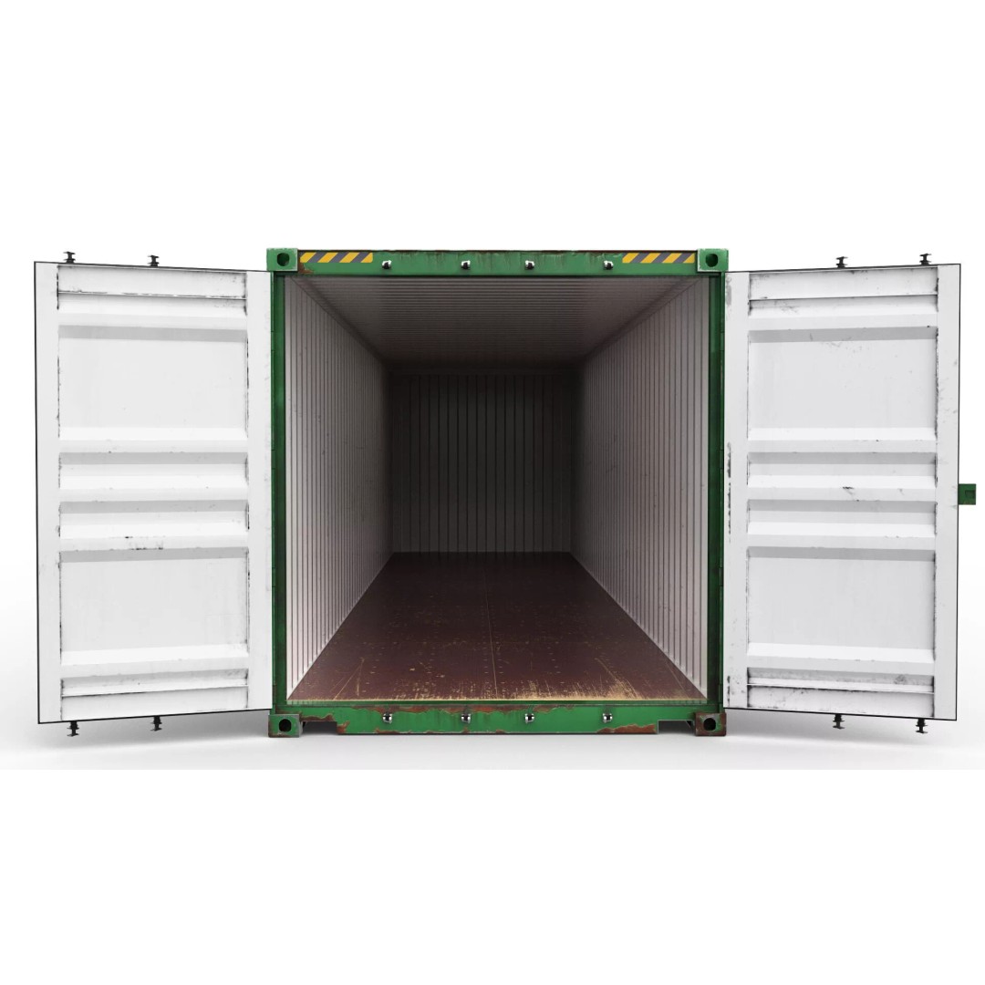 Shipping Container 3D Model – High Poly PBR Asset, FBX, OBJ - View 5
